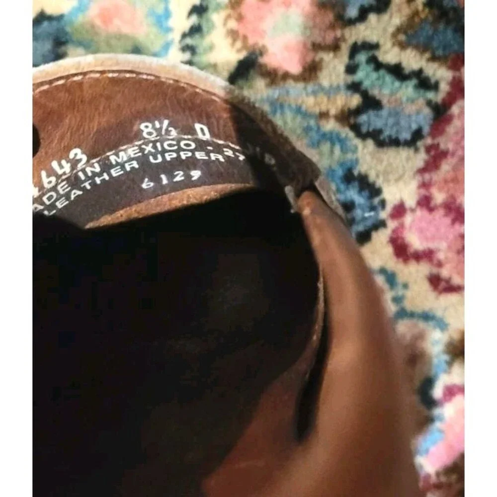 Vintage Polo Ralph Lauren Crest Penny Loafers Men 8.5 D Women 10 Brown Leather